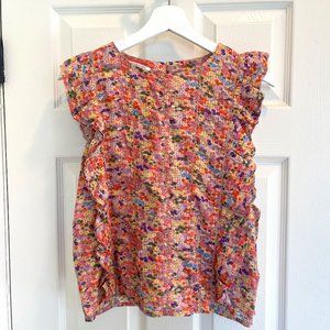 Scotch & Soda Ruffled Sleeveless Blouse